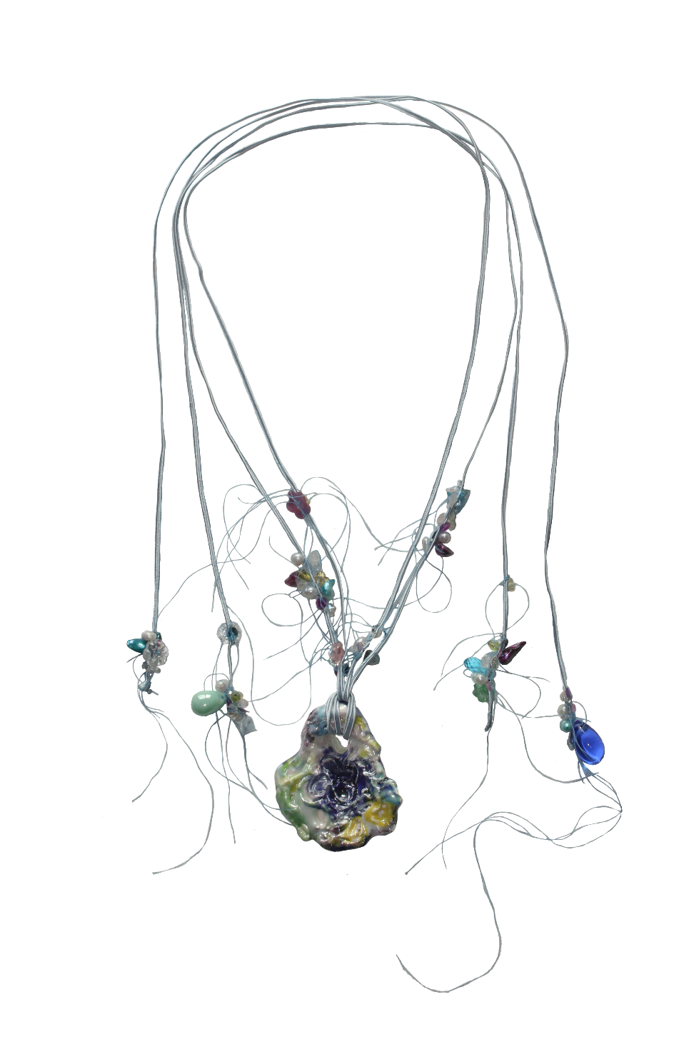 Silver Ondines necklace