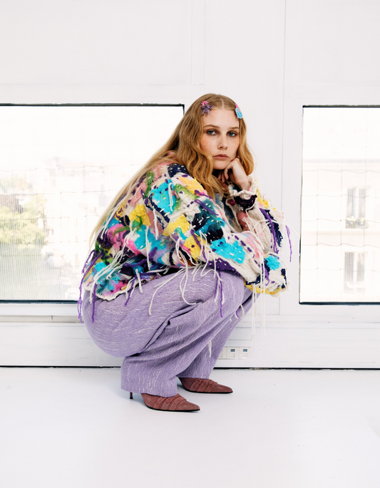 Sunrise Patchwork Cardigan