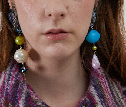 Midnight Lagoon drop earrings