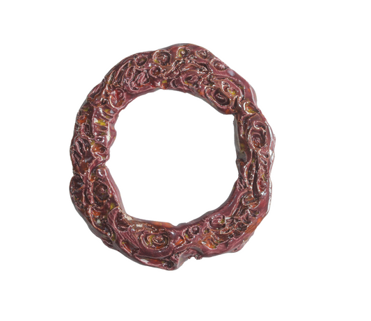 Ceramic Bangle in Prune