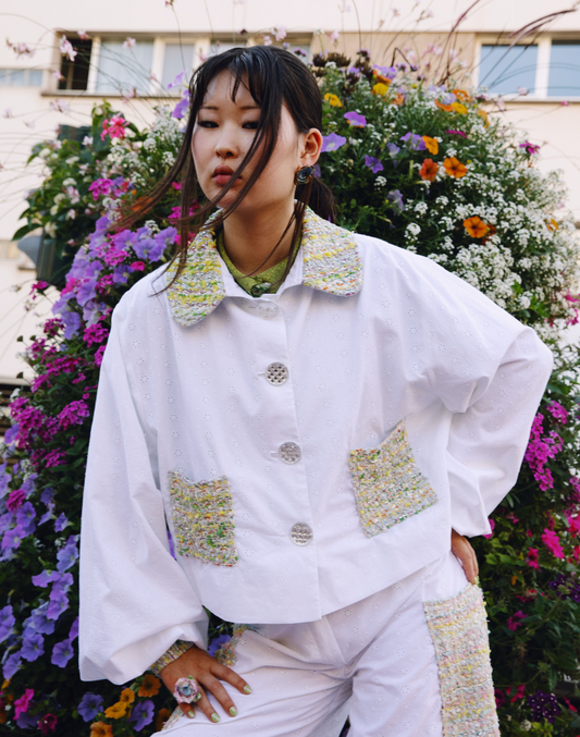 Sweet Alyssum Tweed jacket