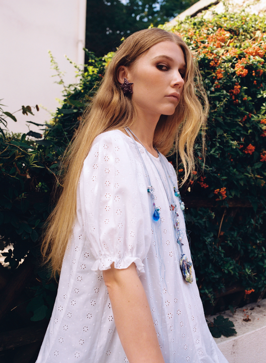 Silver Ondines necklace