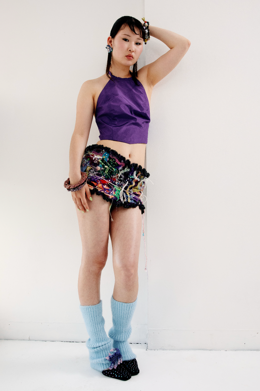 Midnight Stars Felt belt