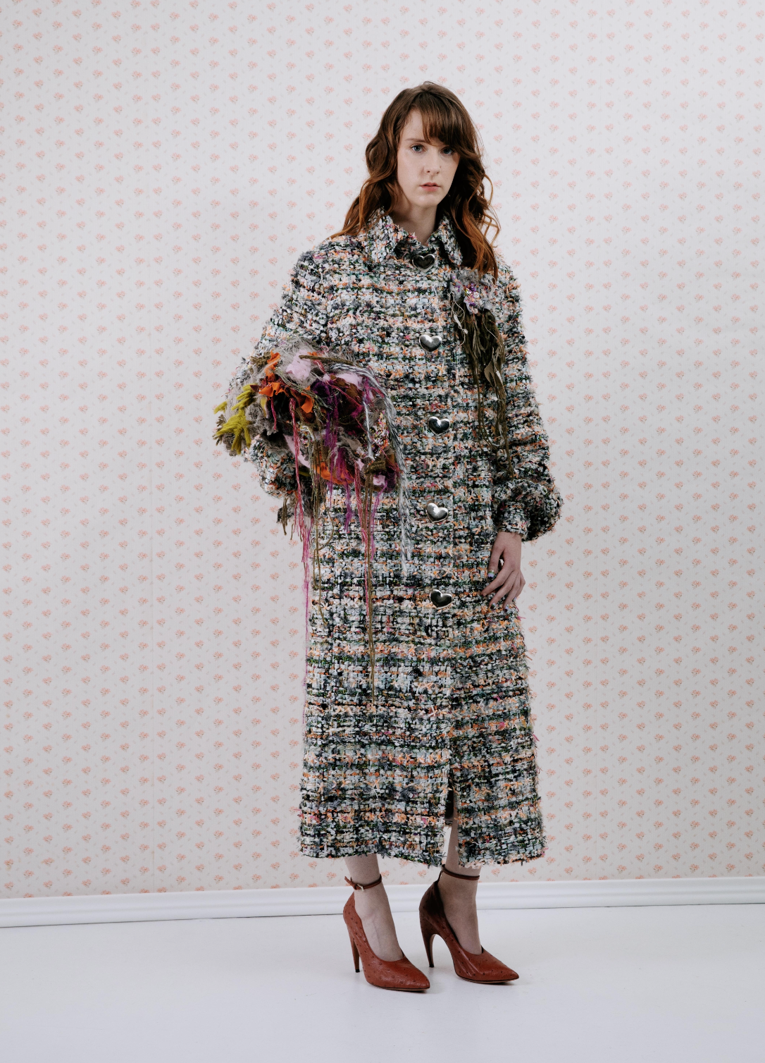 Lichen Tweed Coat
