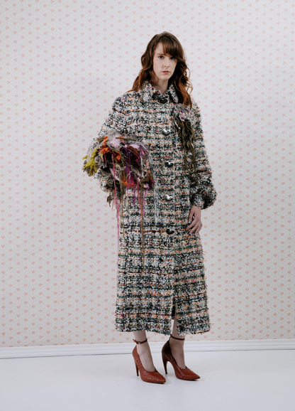Lichen Tweed Coat