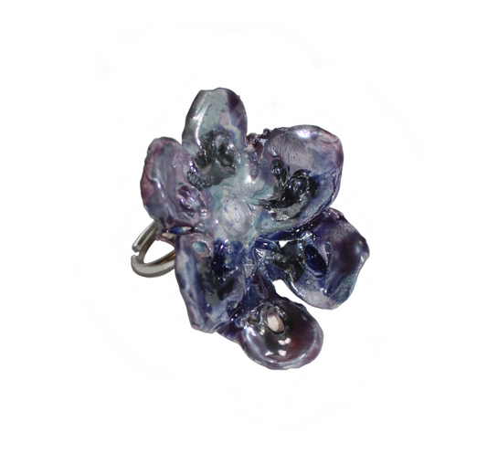 Pensée Glacial Blue ring