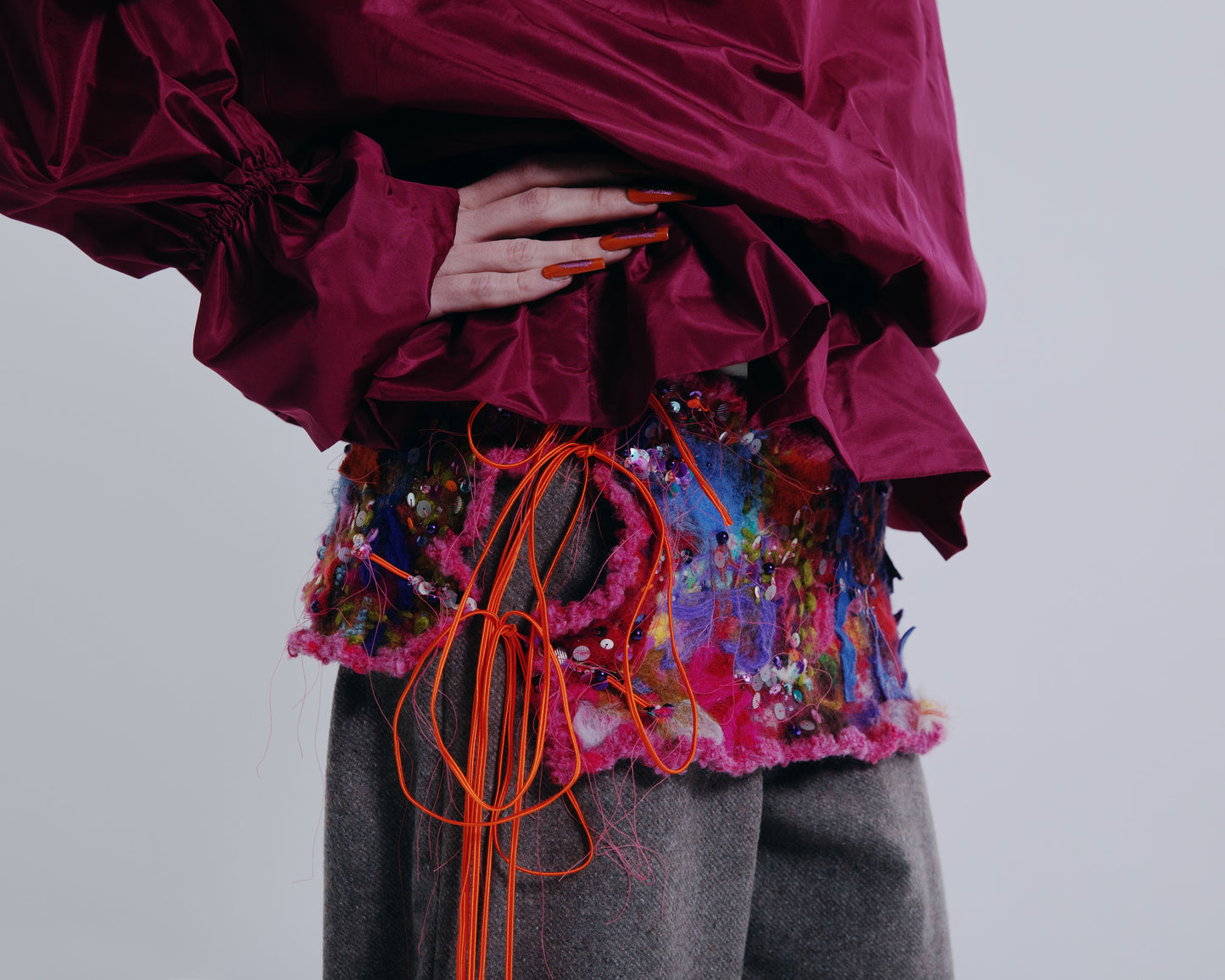 Millefiori Felt belt