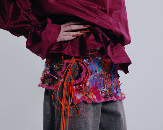 Millefiori Felt belt