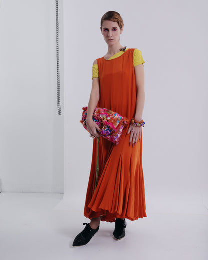 Imperial Topaz chiffon dress