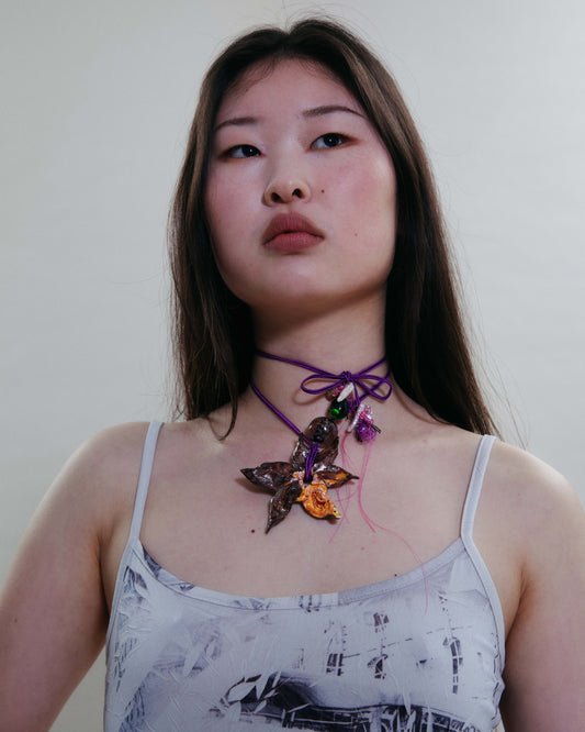 Ceramic Trinket necklace #06